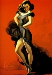 Rolf Armstrong pinup girl painting - 1940