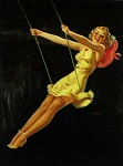 Al Buell pinup girl